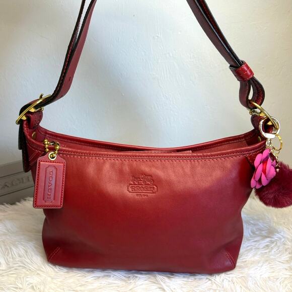 y2k COACH Legacy Red Crossbody Shoulder Bag - Picture 1 of 10